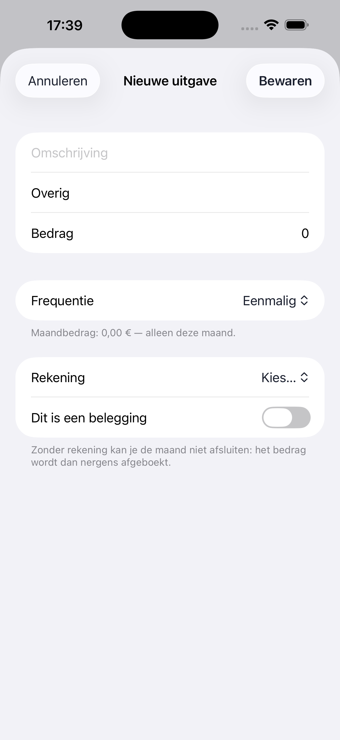 Geldinzicht screenshot
