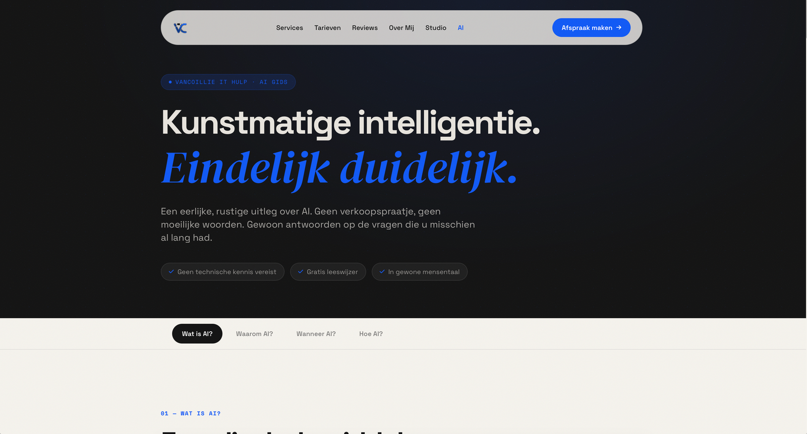 Kunstmatige intelligentie